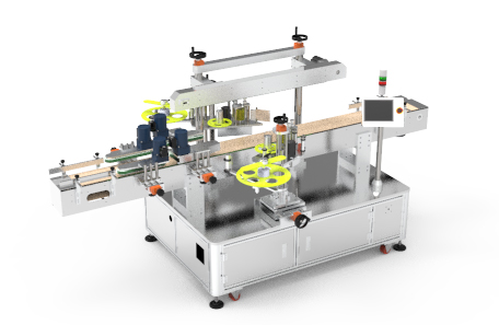 牛奶瓶雙面不干膠貼標機