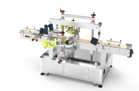 牛奶瓶雙面不干膠貼標機