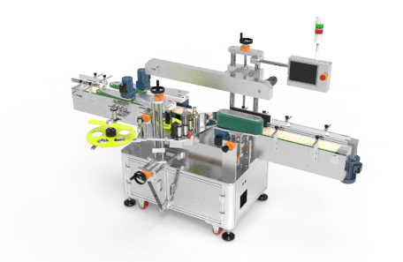 橄欖油單標側面貼標機