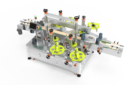 雙側面兼頸部貼標機