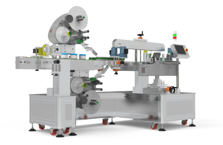底面雙側面貼標機